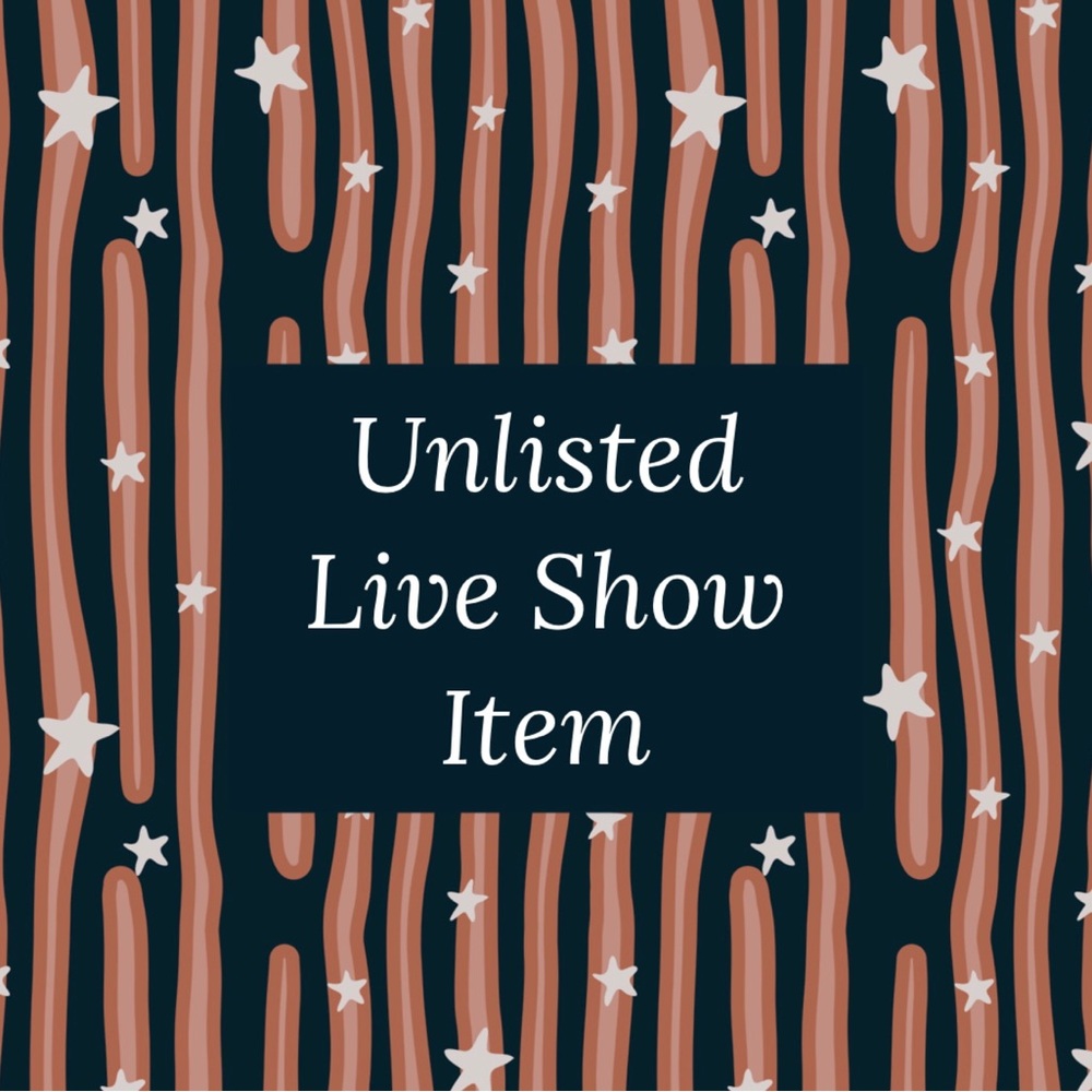 Unlisted Show Item ⭐️